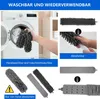 Staubwedel Teleskop 254 cm Mikrofaser Waschbar Biegbar Produktbild-Vorschau 5
