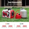 Benzínový/LPG 3,5kw invertorový generátor Bluetooth/káblový Náhľad obrázku produktu 9