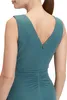 Vera Mont Damen Abendkleid mit V-Ausschnitt Dark Emerald,46 Produktbild-Vorschau 12