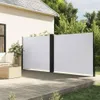 vidaXL Bočná výsuvná markíza biela 180x600 cm Náhľad obrázku produktu 2