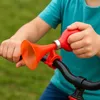 Cyklistická trúbka klaksón na bicykel červená hlasný signál Náhľad obrázku produktu 3