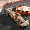 RoboTime 3D dřevěná skládačka Závodní auto Náhled obrázku produktu 4