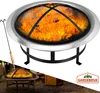 GARDEBRUK® Brasero de jardin rond 75 cm acier inoxydable Voir les images du produit 5