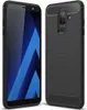 Samsung Galaxy J8 2018 Hülle Silikon Schwarz Carbon Optik Produktbild-Vorschau 1