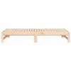vidaXL Lit de jour extensible 2x(90x190) cm Pin massif Voir les images du produit 11
