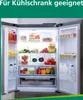 An open refrigerator filled with various food items. Produktbild-Vorschau
