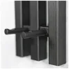 Wandgarderobe SENZA 1 Stahl Schwarz Garderobenhalter Spinder Design Produktbild-Vorschau