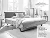 Doppelbett 'Amelie' 180x200cm Wildeiche massiv Produktbild-Vorschau 4