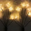 4 Stück LED-Gartenleuchtstäbe 24 Sterne warm-weiß Sternenstäbe batteriebetrieben Produktbild-Vorschau