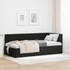 vidaXL Hoekbed met hoofdeinde, zwart, 90 cm x 200 cm, Productafbeelding-voorbeeld 2