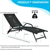 2er Set Sonnenliege Gartenliege Outdoor, Strandliege Produktbild-Vorschau 7