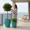 Doniczka ceramiczna Provencelia PHENIX Turkusowy, Ø41 cm x Podgląd zdjęcia produktu 3