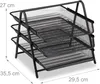 Relaxdays Dokumentenablage aus Metall, Briefablage 3 Produktbild-Vorschau 3