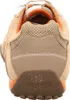 The back view of a beige and orange Geox sneaker. Produktbild-Vorschau