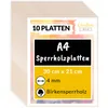 Creative Deco 10 x A4 Sperrholzplatte 4mm | 300 x 210 (+/- Produktbild-Vorschau 1