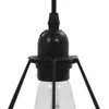 vidaXL Deckenleuchte mit Diamant-Design Schwarz 3 x E27 Produktbild-Vorschau 5