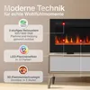 KAMINIO Elektrokamin MARLON - Elektrischer 3-in-1 Kamin mit Produktbild-Vorschau 3