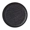 6x Flache Teller 27 cm NOVA Smoke / schwarz Porzellan Produktbild-Vorschau 1