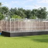 vidaXL Voliere mit Erweiterung Silbern 725x307x212 cm Stahl Produktbild-Vorschau 2
