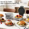 YASHE Mini gaufrier ABW59C, 550 W, plaque 10 cm, Voir les images du produit 7