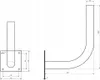Libox Mât pour antenne parabolique 110Cm | Diamètre Du Tube Voir les images du produit 4