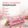 Kinderplay Holzpuppenwiege mit Bettwäsche – große Produktbild-Vorschau 5