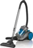 A CLEANmaxx Multi-Zyklon-Staubsauger 800W in gray and blue is shown against a white background. Produktbild-Vorschau