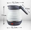 Adler AD 1279 electric kettle 0.6 L 750 W Black  White Podgląd zdjęcia produktu 15