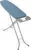 An ironing board with a blue patterned cover and a metal iron rest is shown against a white background. Náhled obrázku produktu