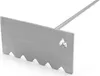 A close-up, studio shot of a metal fireplace tool against a white background. Podgląd zdjęcia produktu