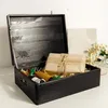 Creative Deco XL Zwarte Houten Doos met Deksel Opbergdoos, Productafbeelding-voorbeeld 2