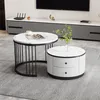 MODFU Ensemble Tables Basses Gigognes - 2 Tables Rondes Voir les images du produit 3