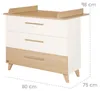 roba Wickelkommode Theo aus Holz inkl. abnehmbarem Produktbild-Vorschau 4