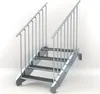 Stahltreppe 5 Stufen bis Höhe 100 cm, Laufbreite : 90 cm Produktbild-Vorschau 1