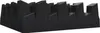 A black acoustic diffuser with a stepped, jagged top surface. Anteprima dell’immagine prodotto