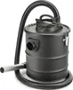 A black ash vacuum cleaner with a hose and metal nozzle is shown against a white background. Produktbild-Vorschau