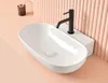 PISA Waschbecken 56 cm x 40 cm x 12,5h,  mit Schaftventil Produktbild-Vorschau 1