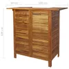 vidaXL Tavolo da bar 110x50x105 cm in legno massiccio di Anteprima dell’immagine prodotto 13