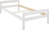 Massivholzbett MORITZ Einzelbett 90x200cm, weiß - Produktbild-Vorschau 6