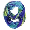 Damen Schal 180x80 cm Blau Grün – Leichter Sommerschal Produktbild-Vorschau 2