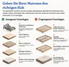Kaltschaummatratze Scarnatti™ 140x200x27 Gel Memory Foam Produktbild-Vorschau 12