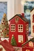 Teelichthaus Lichterhaus Nyhavn 20cm Rot Schwarz Keramik Produktbild-Vorschau 4