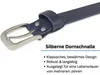 Ledergürtel  GERMANY, 3 cm breit, Gürtel für Damen und Produktbild-Vorschau 3