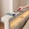 Letto imbottito INONEFT 140x200 cm con LED e USB, divano Anteprima dell’immagine prodotto 10