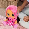 A child is playing with a doll, brushing its pink hair. Anteprima dell’immagine prodotto