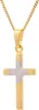 Gold Anhänger Kreuz mit Goldkette  333-8 Karat Gold Produktbild-Vorschau 1