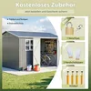 Metalowy szop ogrodowy o wymiarach 10x8 stóp, z oknem i 4 Podgląd zdjęcia produktu 6
