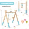 COSTWAY Baby Gym baby play set trapezio gioco arco Anteprima dell’immagine prodotto 3