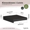 Lycce Bankauflage Kunstleder Klemmkissen 1 Leiste, extra Produktbild-Vorschau 12