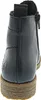 A close-up view of the back of a black boot. Produktbild-Vorschau